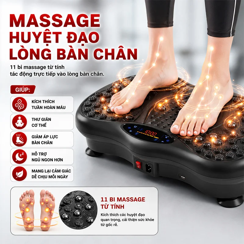 Máy Rung Lắc Toàn Thân K5 999 Cấp Độ