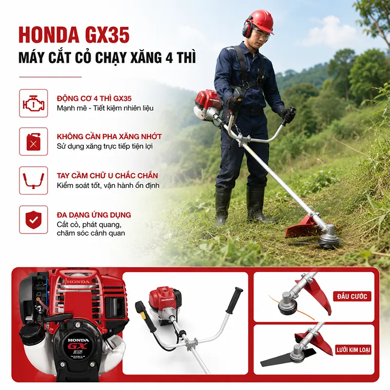 Máy cắt cỏ Honda GX35