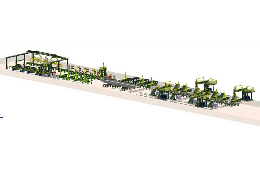 DÂY CHUYỀN ĐÍNH VÀ HÀN DẦM TỰ ĐỘNG V4-0820F BRUCO