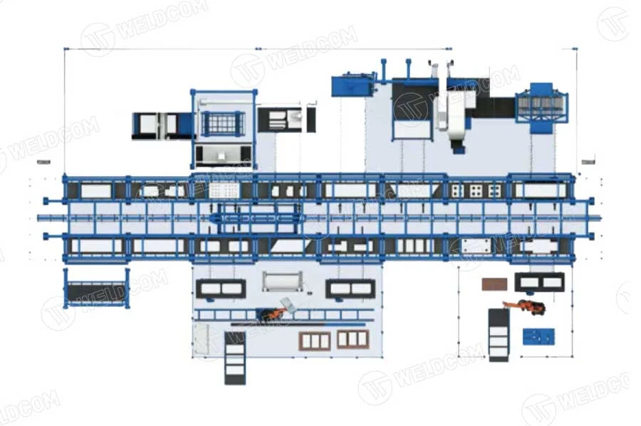 Dây chuyền gia công tấm toàn diện FMS