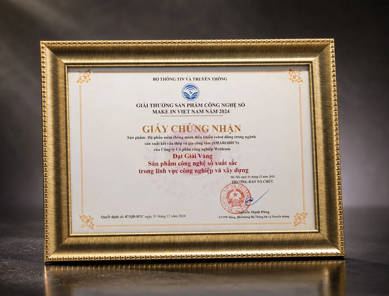 Gold Award for “”Digital Technology Product Make in Vietnam 2024