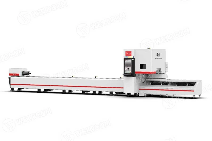 MÁY CẮT CNC LASER CẮT ỐNG, DÒNG ES, 2 MÂM CẶP, ĐỠ PHÔI SERVO