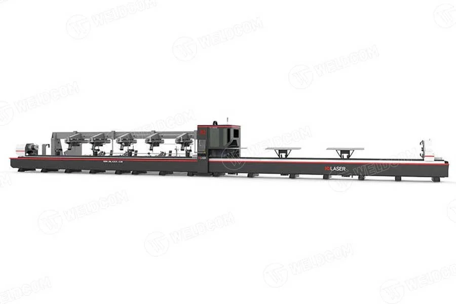 Máy cắt ống tự động Laser Fiber 3 mâm cặp FLT - 9035ETN