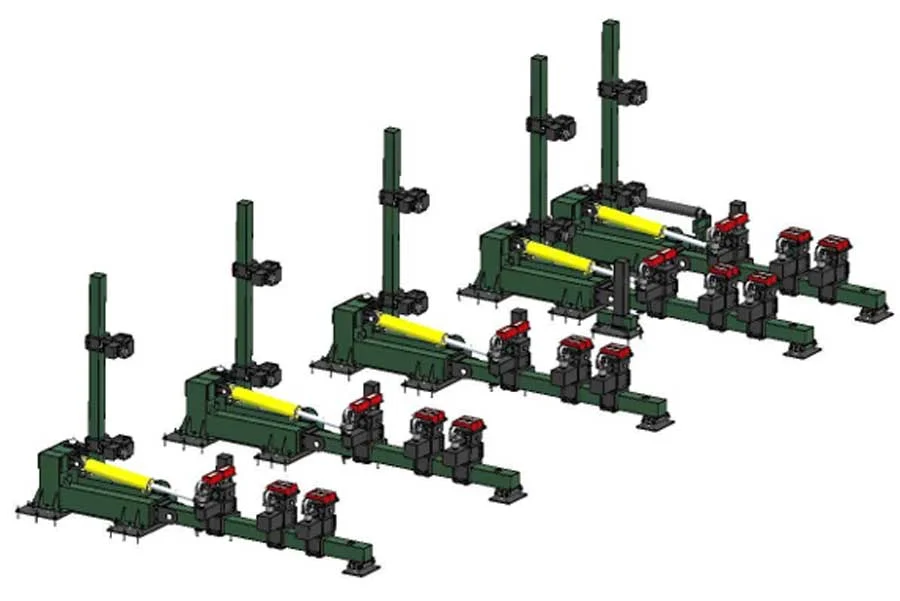 V-0820B - DÂY CHUYỀN ĐÍNH VÀ HÀN DẦM TỰ ĐỘNG