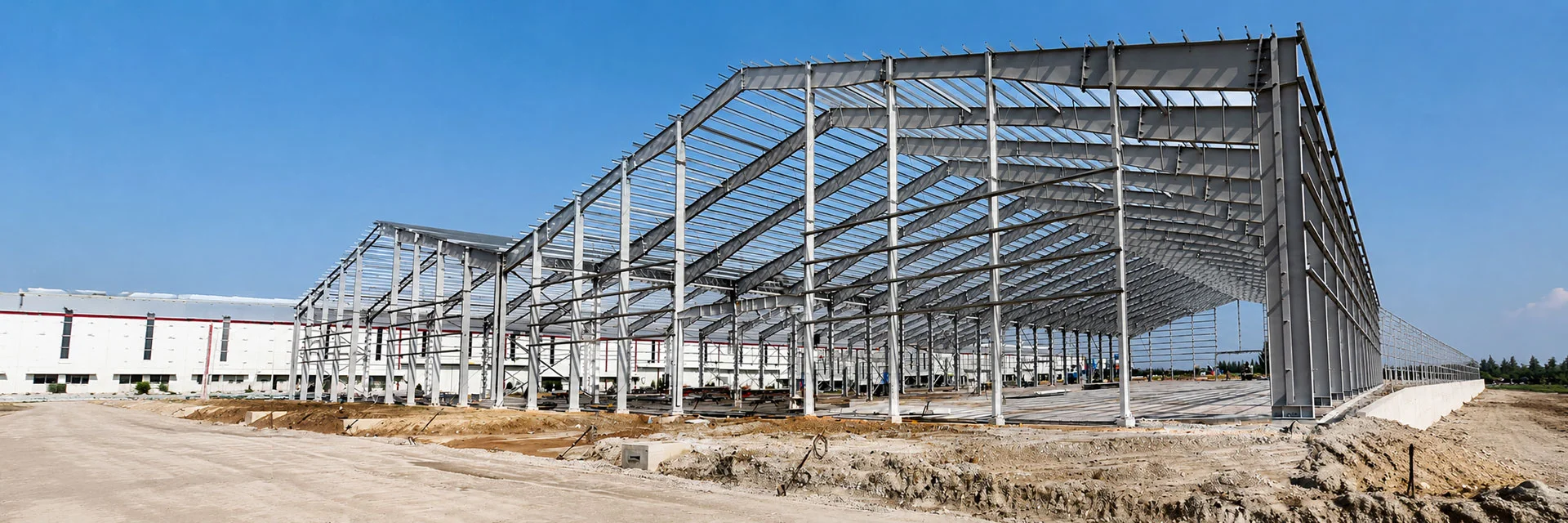 Giải pháp công nghệ gia công cấu kiện kèo, giàn không gian