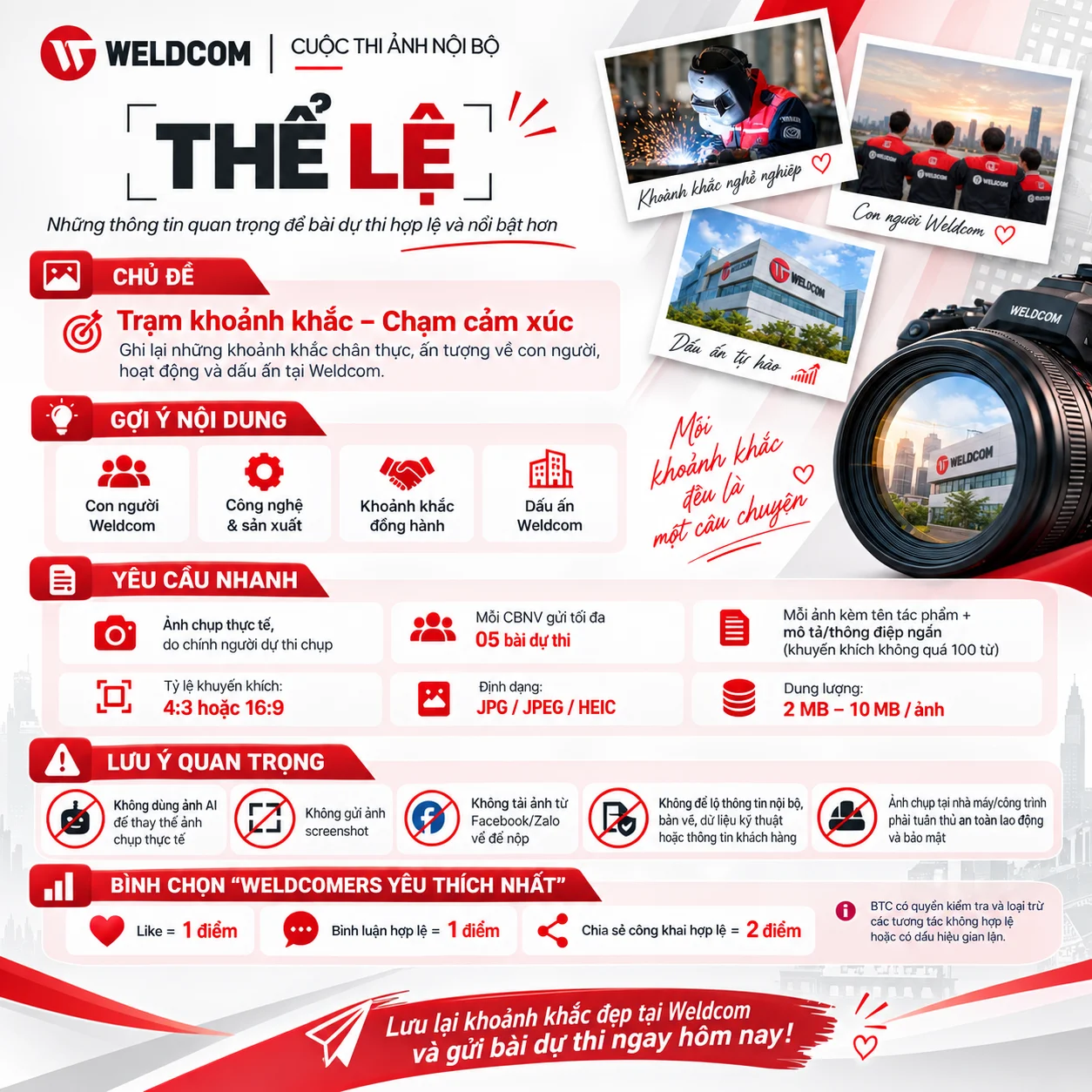 cuộc thi ảnh weldcom 2