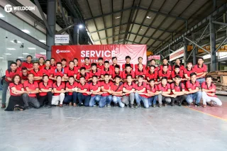 Nam Weldcom Service meeting day – Truyền lửa từ những người kỹ thuật toàn diện