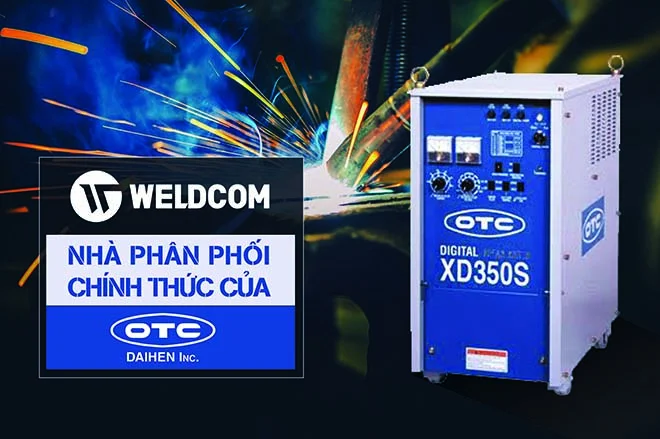 Weldcom cùng OTC cung cấp máy hàn chuyên nghiệp tới khách hàng