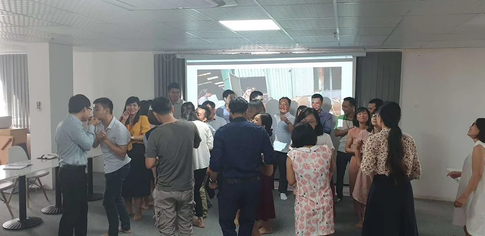 Buổi đào tạo 5S sôi nổi và hào hứng tại trụ sở mới