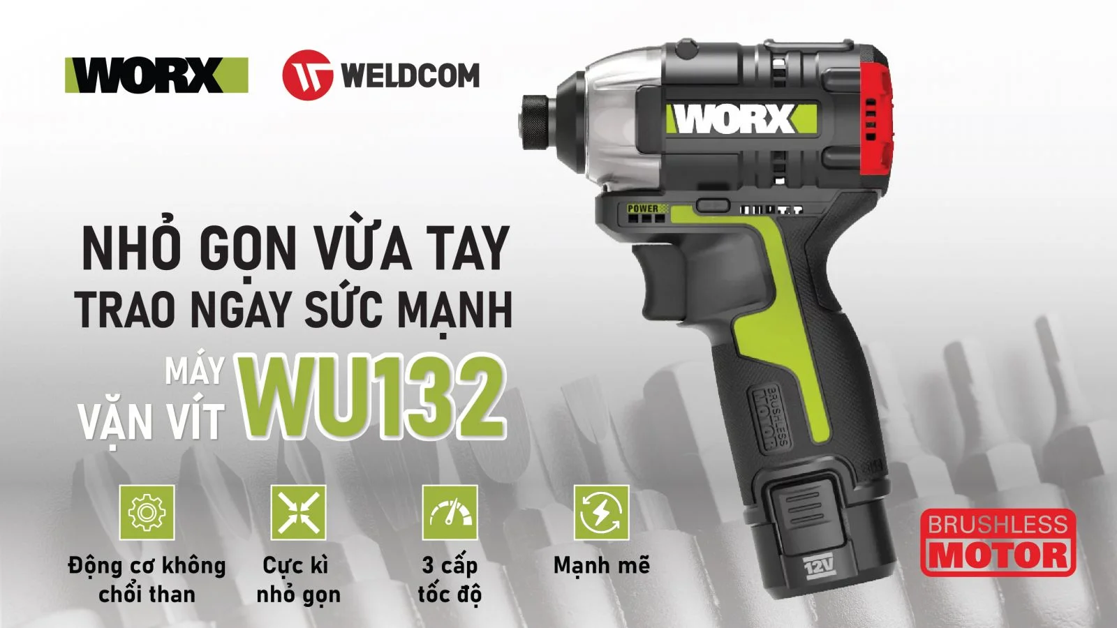 MÁY VẶN VÍT WU132 CÓ ĐÚNG LÀ NHỎ MÀ CÓ VÕ?