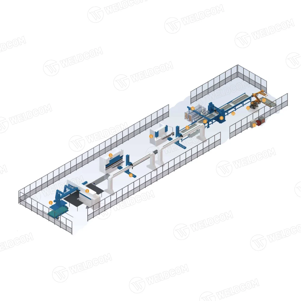 Elevator door production line