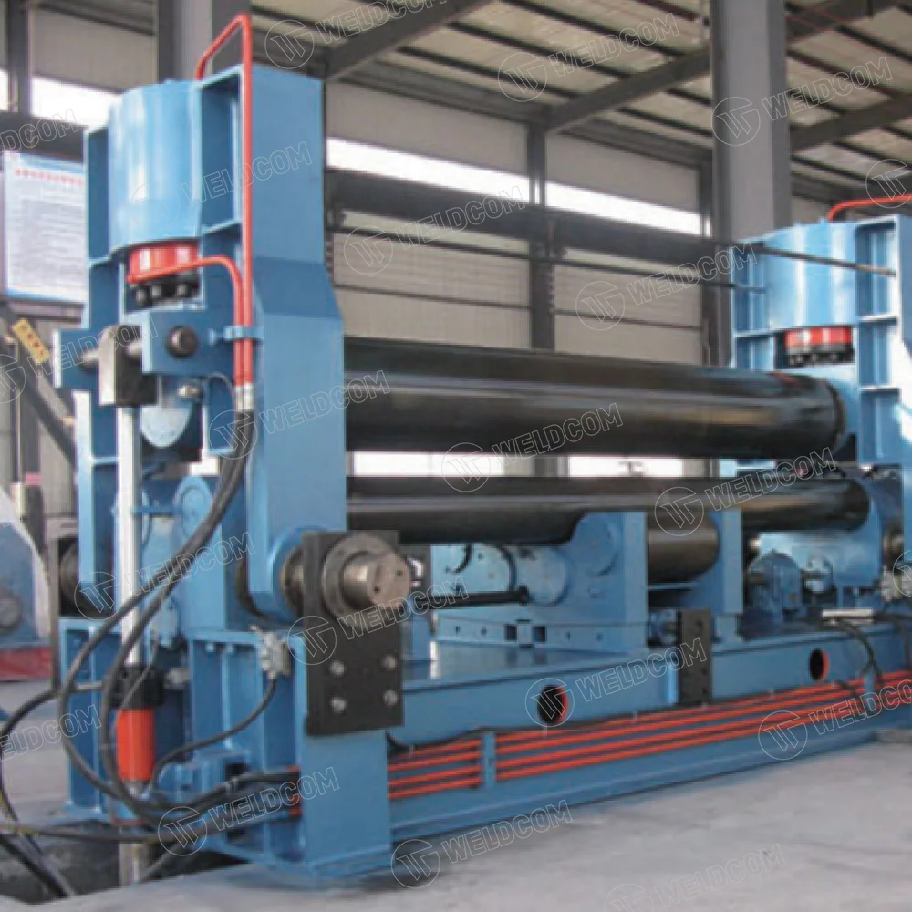 3-Roll Hydraulic Plate Bending Machine with Edge Pre-Bending