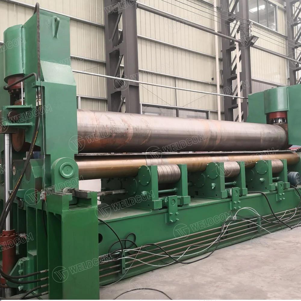 3-Roll Hydraulic Plate Bending Machine with Edge Pre-Bending
