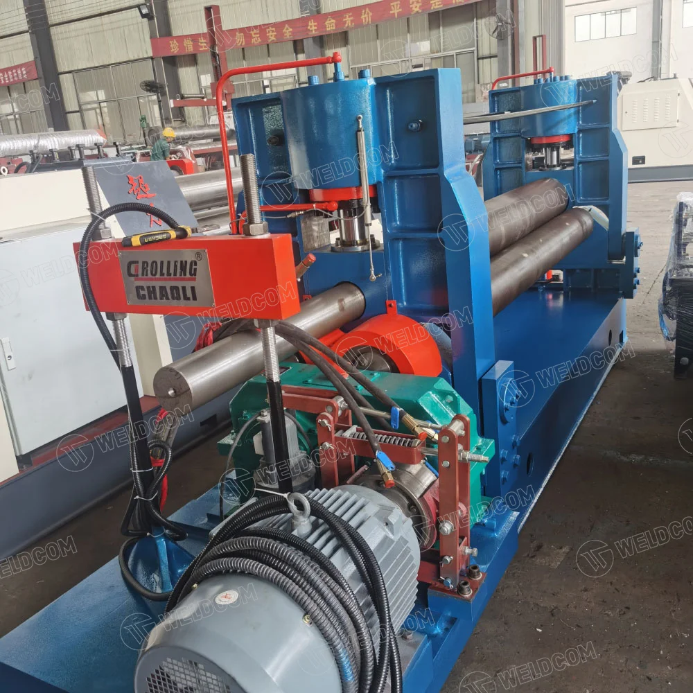 3-ROLL HYDRAULIC SHEET METAL ROLLING MACHINE WITHOUT EDGE BENDING W11Y
