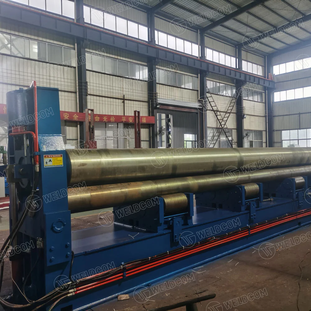 3-ROLL HYDRAULIC SHEET METAL ROLLING MACHINE WITHOUT EDGE BENDING W11Y