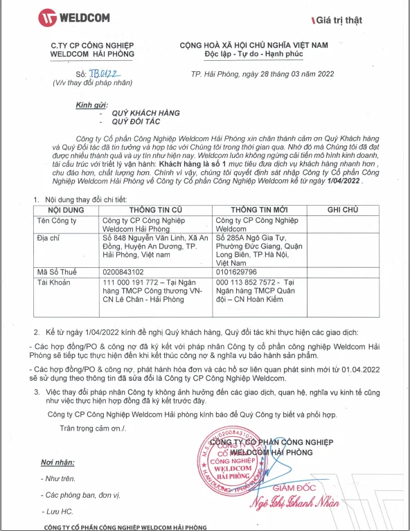 Thong-bao-sap-nhap-Weldcom-HaiPhong