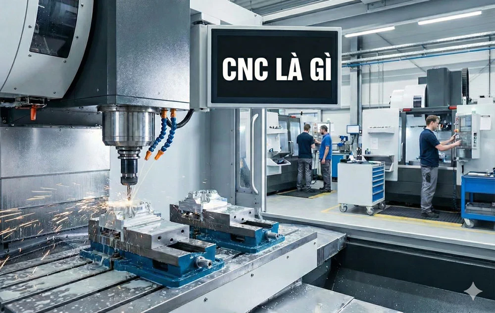 Gia công CNC là gì? Những kiến thức cơ bản của CNC