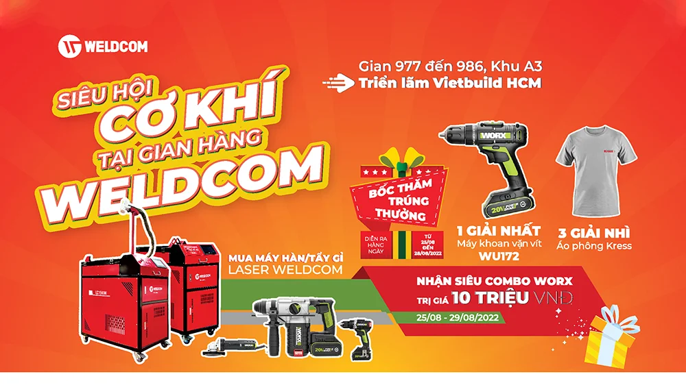 WELDCOM THAM GIA TRIỂN LÃM VIETBUILD TP. HỒ CHÍ MINH