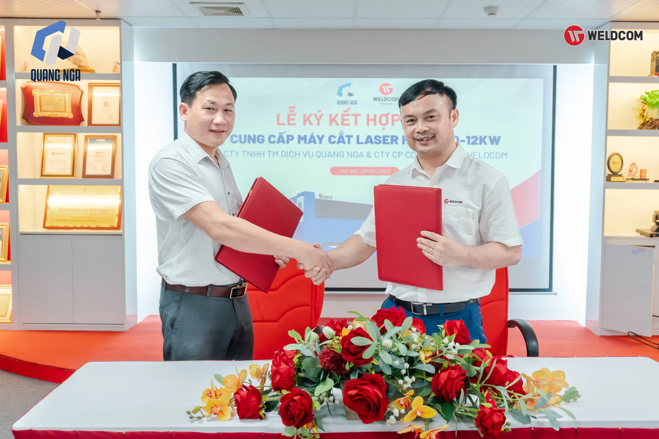 WELDCOM VÀ QUANG NGA STEEL: CÁI BẮT TAY CỦA SỰ TIN TƯỞNG
