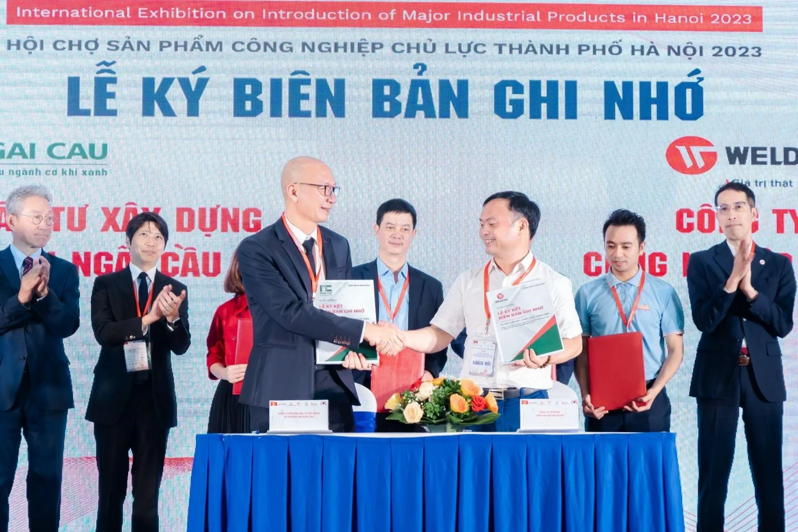 LỄ KÝ BIÊN BẢN GHI NHỚ: WELDCOM VÀ CƠ KHÍ NGÃI CẦU HỢP TÁC CHIẾN LƯỢC TOÀN DIỆN