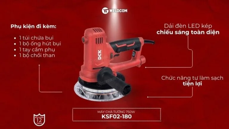 Máy chà tường 750W KSF02-180 – DCK