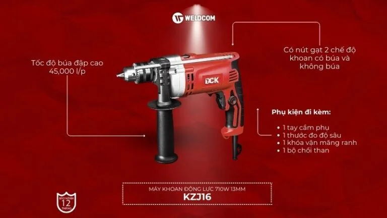 Máy khoan động lực DCK 710W 13mm KZJ16