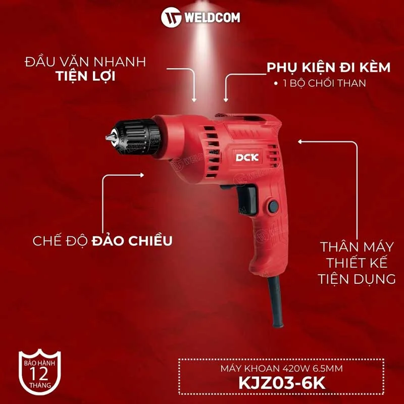 may-khoan-420w-6-5mm-kjz03-6k-dau-van-nhanh-dck-sp1