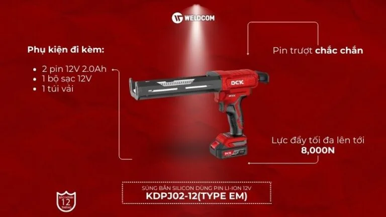 Súng bắn keo 2 thành phần KDPJ02-12 (TYPE EM) – DCK