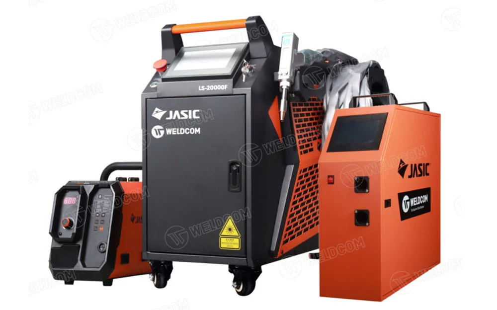 Máy hàn laser LS-20000F Jasic tích hợp đầu cấp 2 dây dễ dàng sử dụng