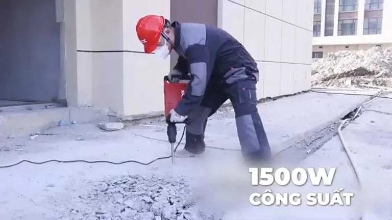 Hiệu suất máy đục bê tông 1500W DCK KZG10 mạnh mẽ