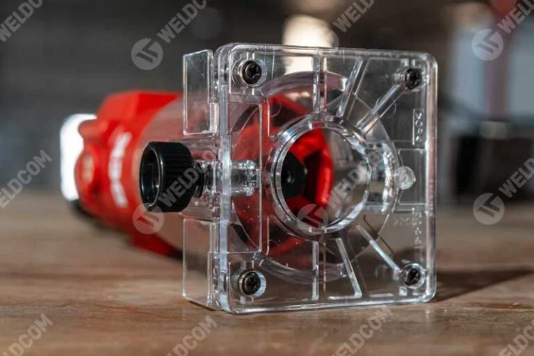 Đế phay trong suốt của máy phay soi KMP02-6 dễ quan sát