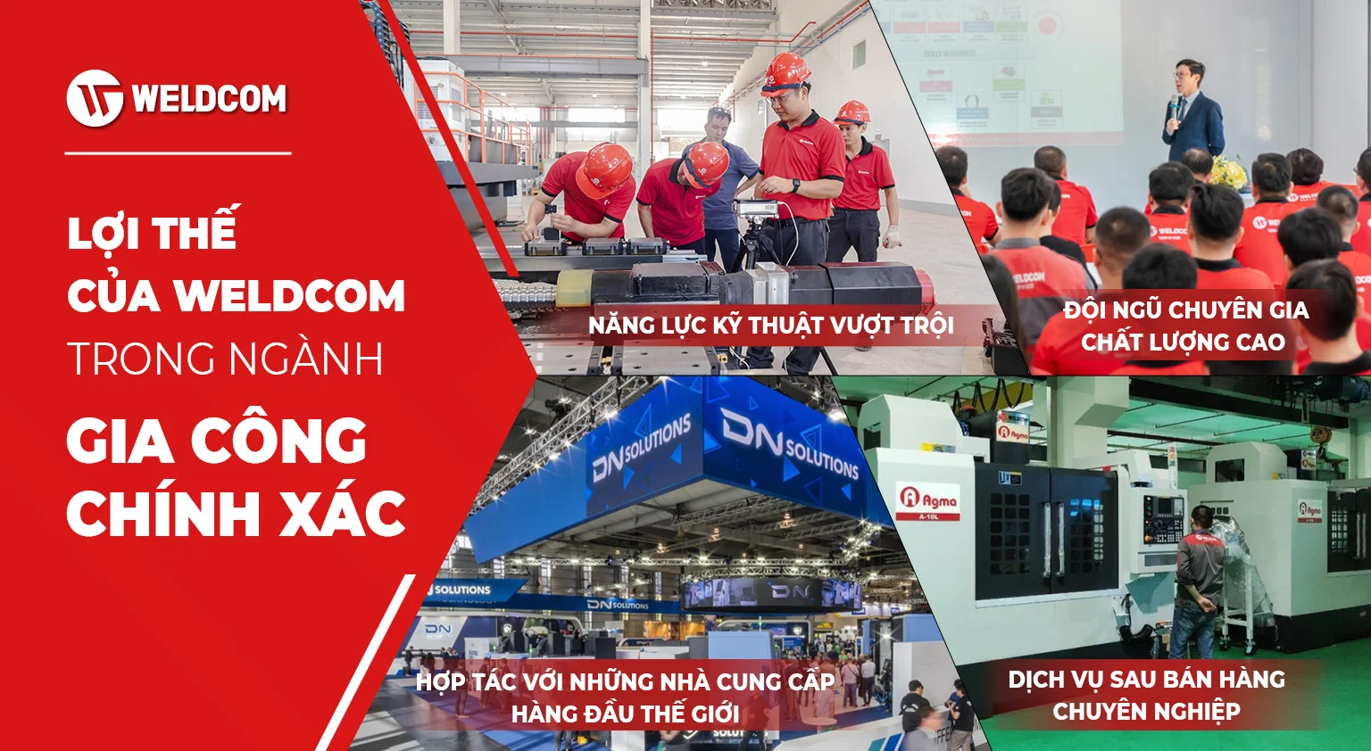 Lợi thế của Weldcom trong ngành Gia công chính xác