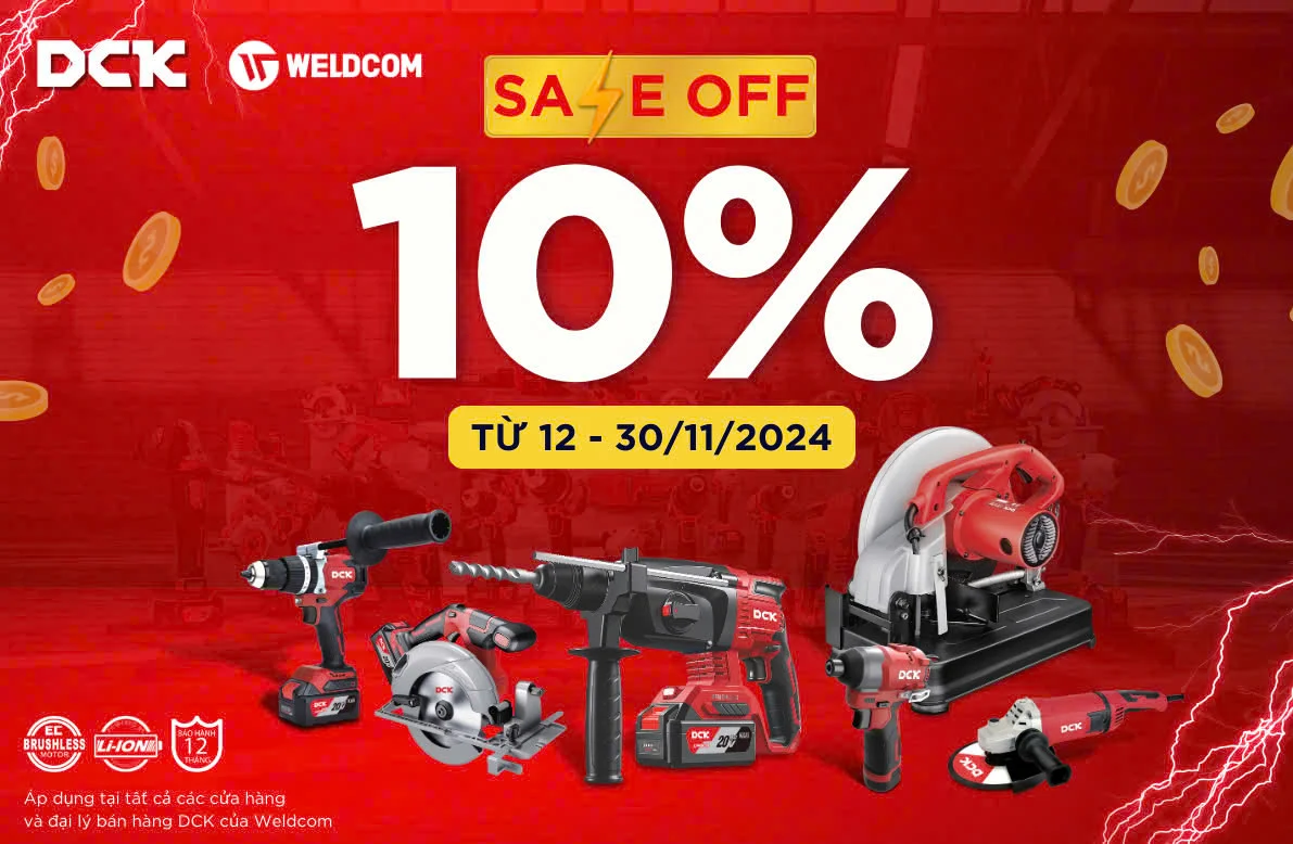DCK Tung Chương Trình Giảm Giá 10% Toàn Bộ Sản Phẩm – Cơ Hội Vàng Cho Người Tiêu Dùng