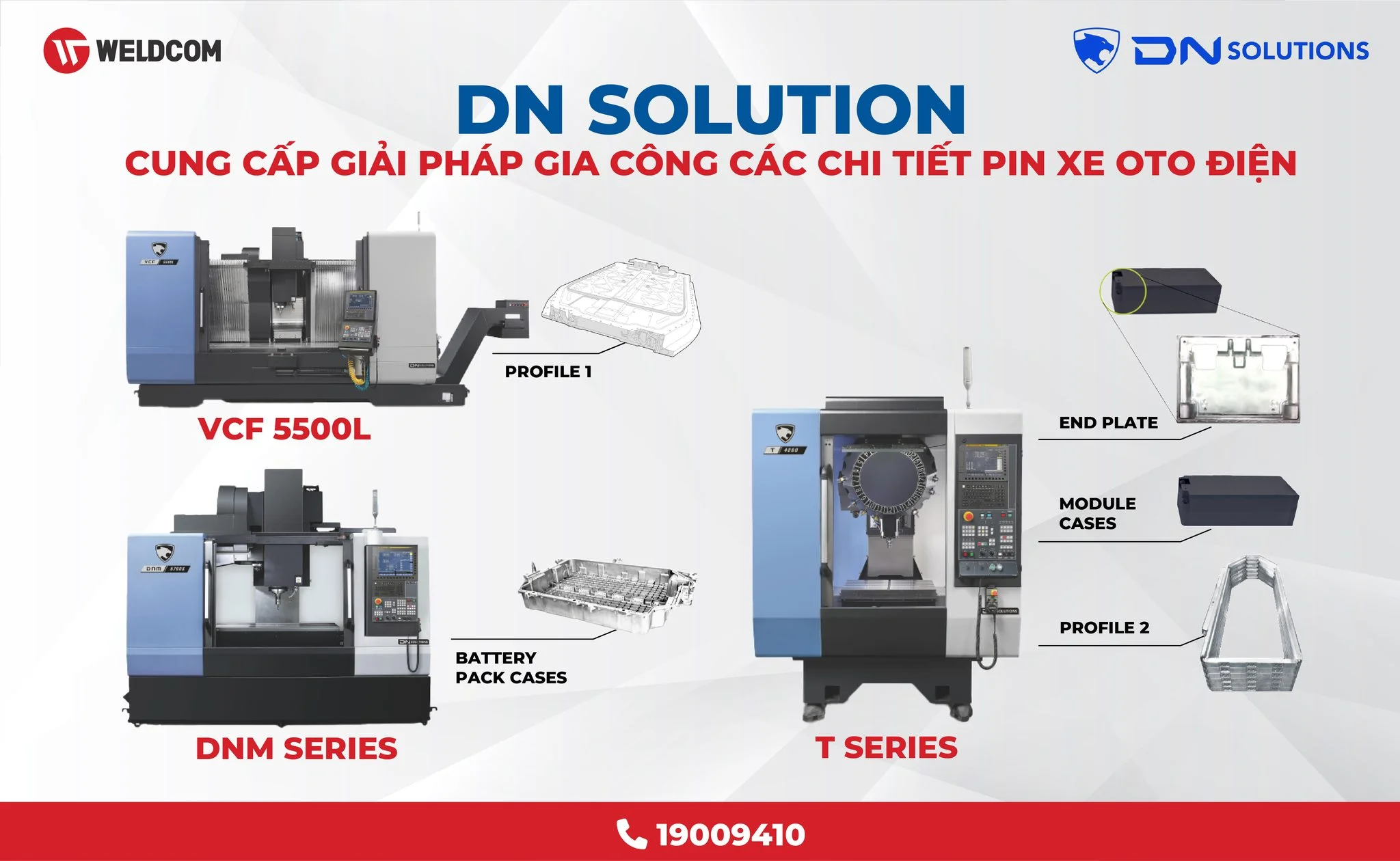 Giải pháp gia công chính xác của DN Solutions cho ngành công nghiệp xe điện