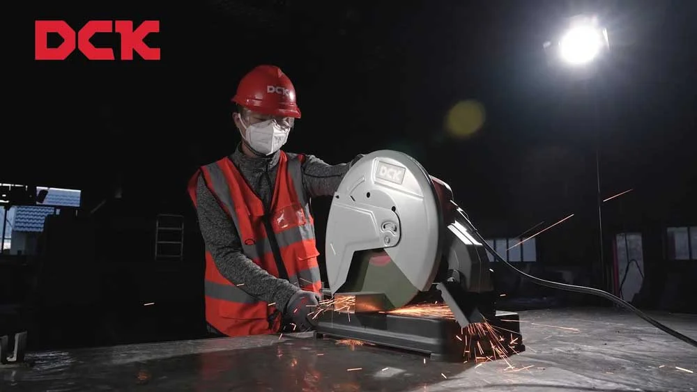 Động cơ máy cắt sắt DCK KJG09-355 mạnh mẽ