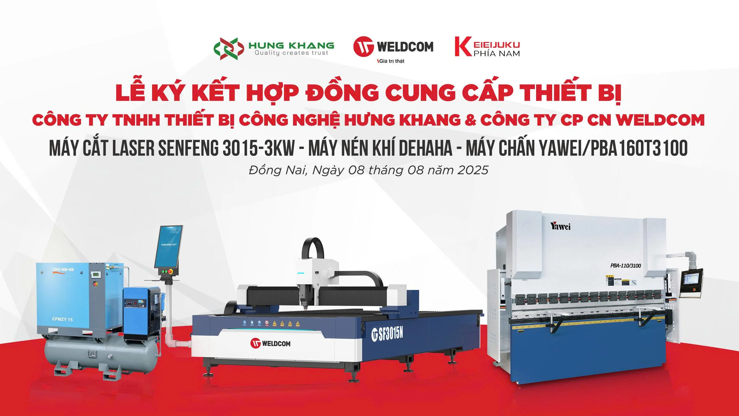 WELDCOM ĐỒNG HÀNH CÙNG HƯNG KHANG NÂNG TẦM SẢN XUẤT