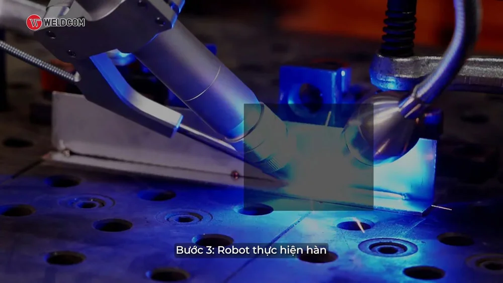 Hướng dẫn vận hành robot hàn: Bước 3