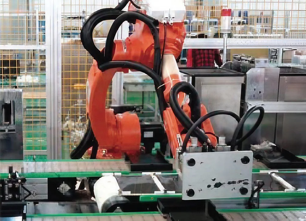 Structure of an automatic painting robot