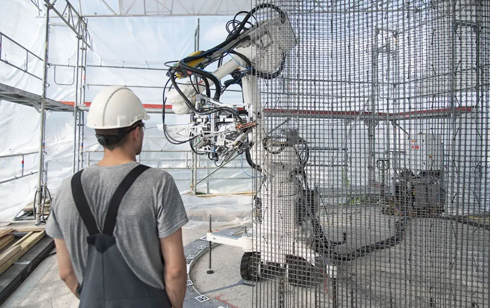 Ứng dụng của robot trong xây dựng