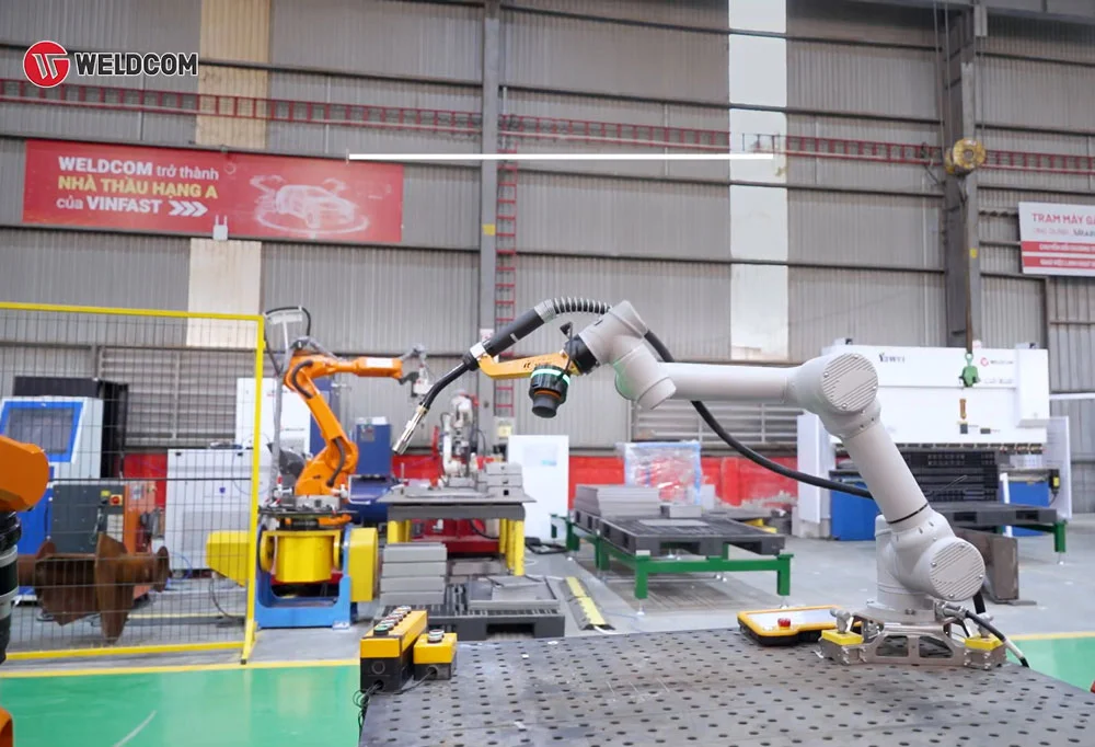 Nguyên lý hoạt động của cobot hàn