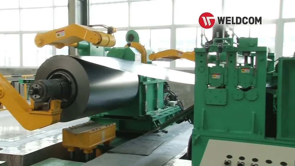 Giải pháp dây chuyền xả cuộn cắt tại Weldcom