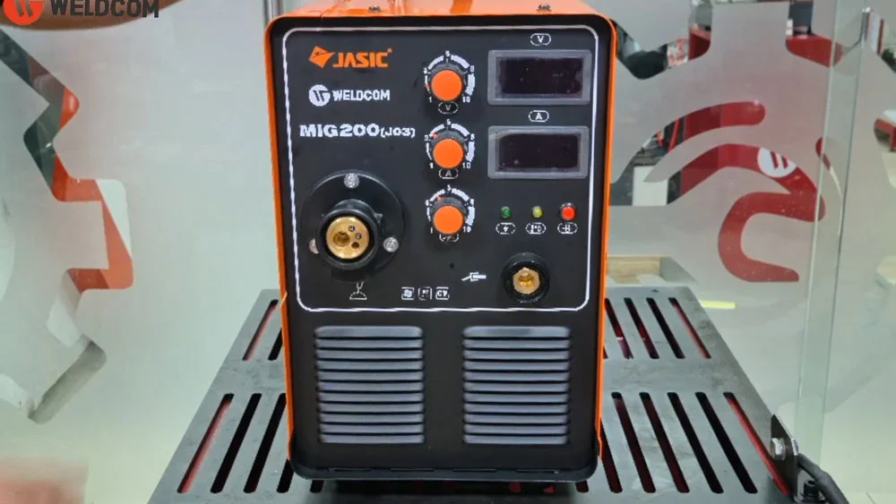 Cấu tạo mặt trước máy hàn MIG200 J03 Jasic