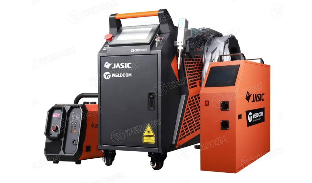 Máy hàn laser fiber inox cầm tay JASIC LS-20000F đầu cấp 2 dây (Thế hệ thứ 3)