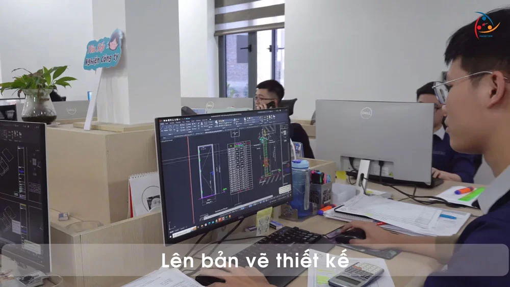 Quy trình sản xuất cửa chống cháy: Bóc tách bản vẽ