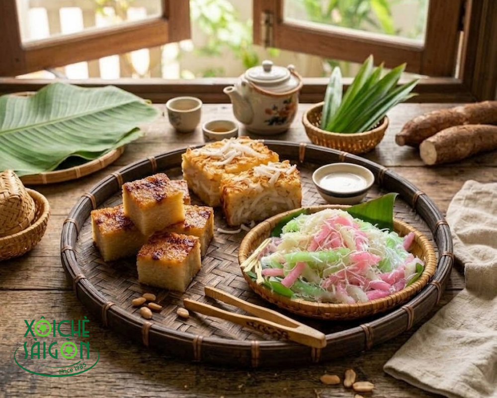 Bánh khoai mì chuẩn vị miền Tây tại Xôi Chè Sài Gòn