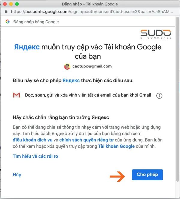 cho-phep-yandex-chuyen-email