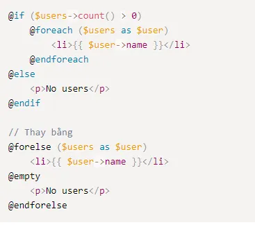 10 directives sử dụng Laravel Blade tốt hơn
