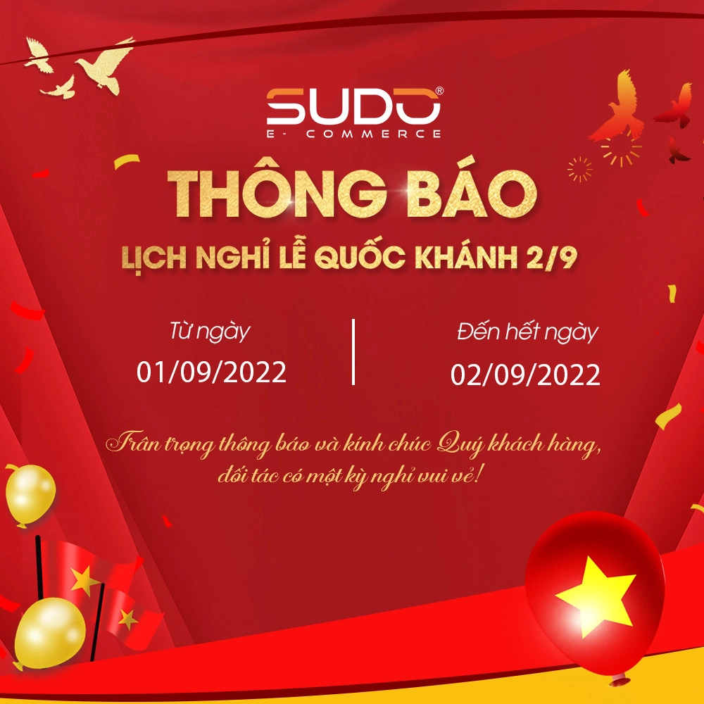 Thông báo nghỉ lễ Quốc Khánh Việt Nam năm 2022