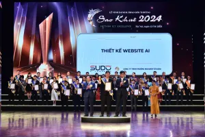 Ứng dụng Thiết kế Website AI đã xuất sắc đạt giải thưởng Sao Khuê 2024
