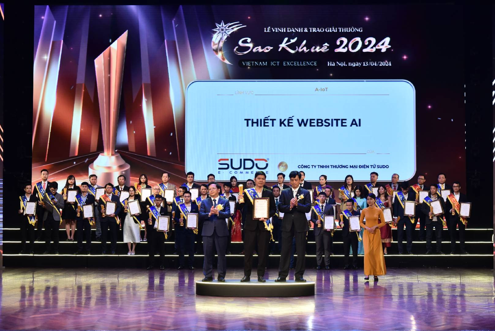 Ứng dụng Thiết kế Website AI đã xuất sắc đạt giải thưởng Sao Khuê 2024